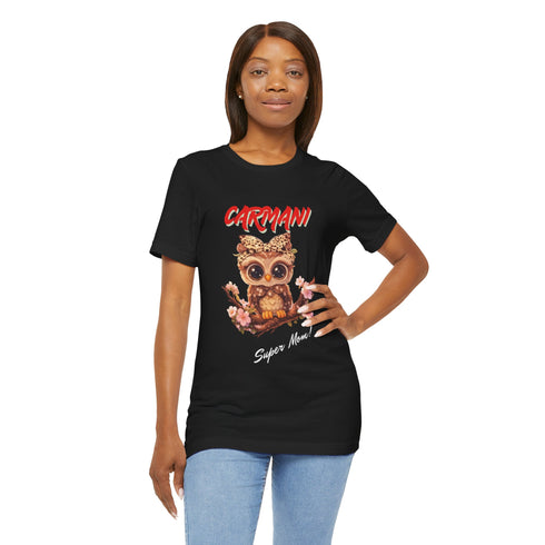 'Carmani' Floral Owl Graphic T-Shirt
