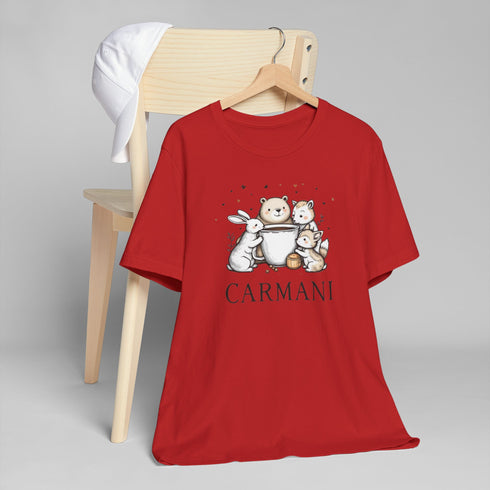 "Carmani" Bunny, Bear & Cat Graphic Tee.