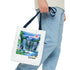 CARMANI Tote Bag with Sunset and Birds