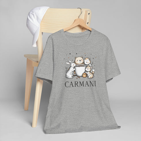 "Carmani" Bunny, Bear & Cat Graphic Tee.