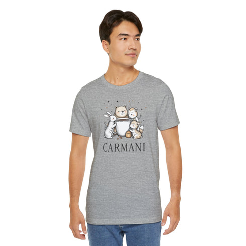 "Carmani" Bunny, Bear & Cat Graphic Tee.