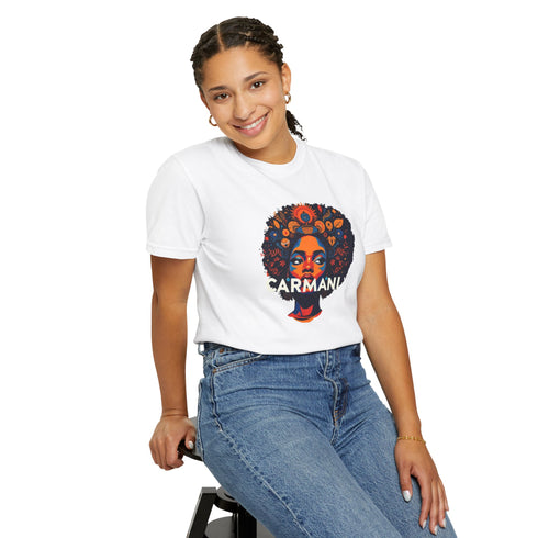 CARMANI AFRO SHORT SLEEVE T-SHIRT.
