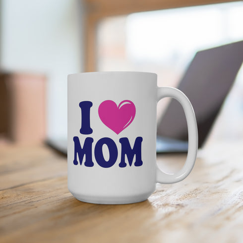 CARMANI Mother’s Day Gift, Cute Pink Heart Coffee Mug