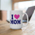 CARMANI Mother’s Day Gift, Cute Pink Heart Coffee Mug