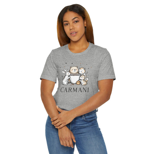 "Carmani" Bunny, Bear & Cat Graphic Tee.