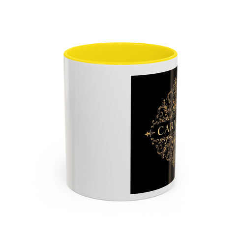 Carmani Gold antique Accent Coffee Mug.