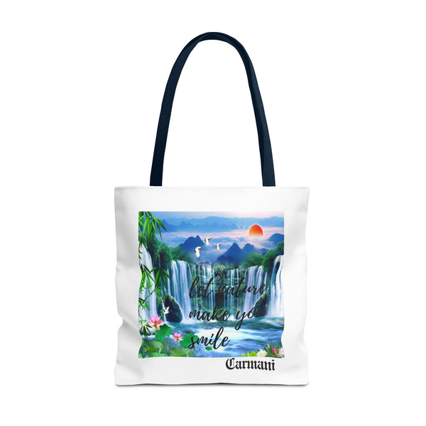 CARMANI Tote Bag with Sunset and Birds