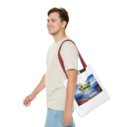 CARMANI Island Ocean Tote Bag.