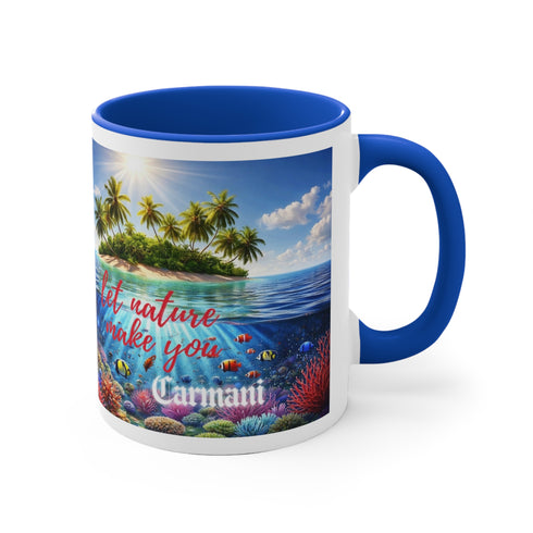 CARMANI TROPICAL COFFE MUGS.11OZ