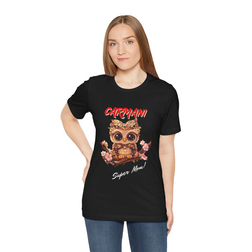 'Carmani' Floral Owl Graphic T-Shirt