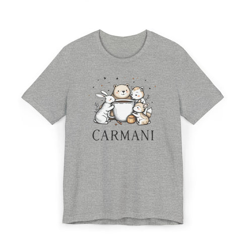 "Carmani" Bunny, Bear & Cat Graphic Tee.