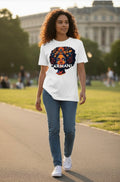 CARMANI AFRO SHORT SLEEVE T-SHIRT.