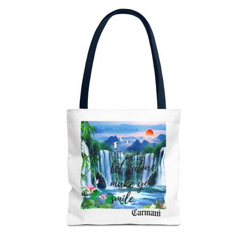 CARMANI Tote Bag with Sunset and Birds