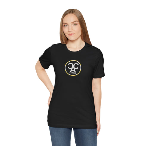 CARMANI Classic Black Short Sleeve Shirt