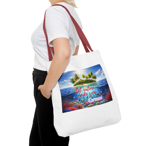 CARMANI Island Ocean Tote Bag.