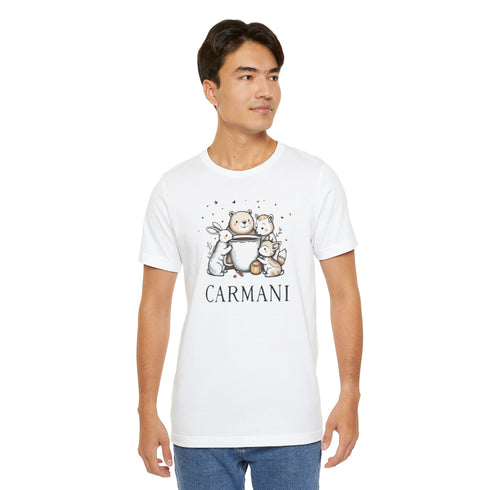 "Carmani" Bunny, Bear & Cat Graphic Tee.