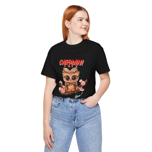 'Carmani' Floral Owl Graphic T-Shirt