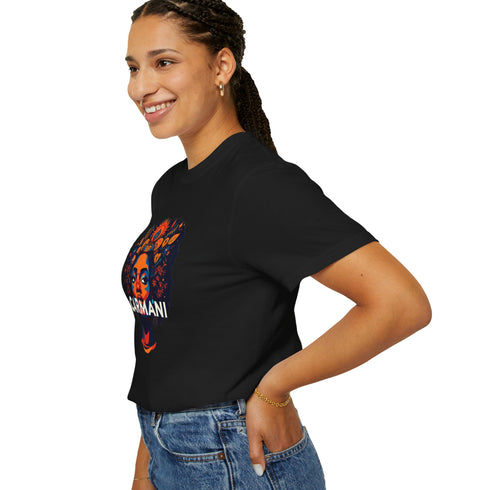 CARMANI AFRO SHORT SLEEVE T-SHIRT.