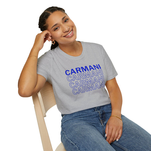 CARMANI SHORT SLEEVE T-SHIRTS UNISEX.