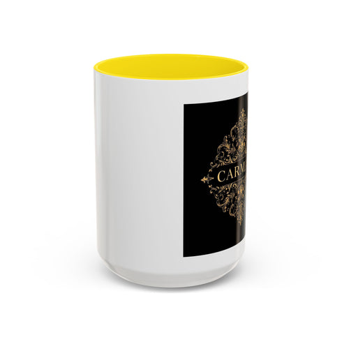 Carmani Gold antique Accent Coffee Mug.