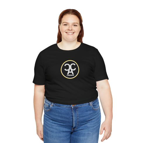 CARMANI Classic Black Short Sleeve Shirt