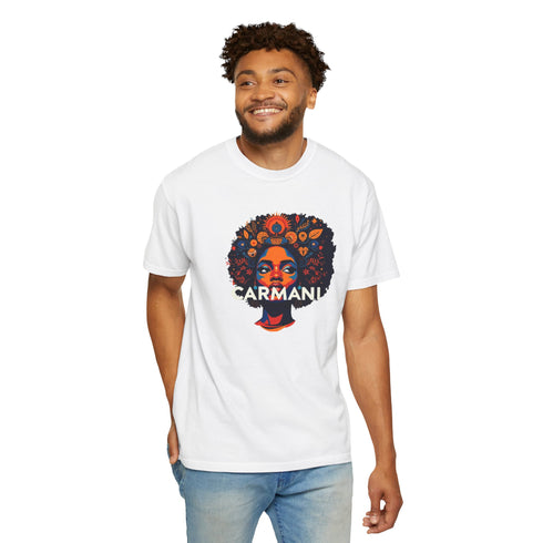 CARMANI AFRO SHORT SLEEVE T-SHIRT.