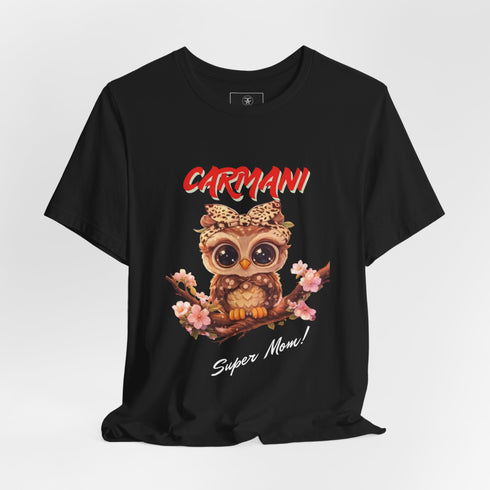 'Carmani' Floral Owl Graphic T-Shirt