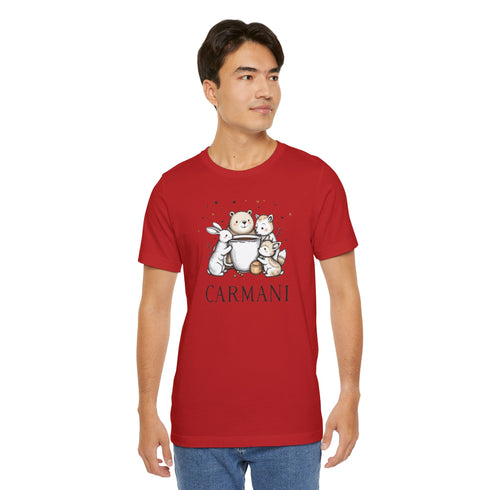 "Carmani" Bunny, Bear & Cat Graphic Tee.