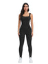 Sleeveless women jumpsuit.