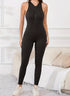 Women jumpsuit full season fitness.