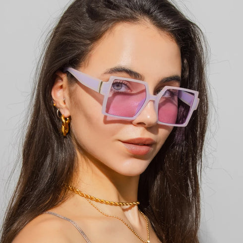 1/2pcs Square Sunglasses Women.