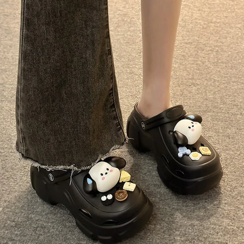 Women Sandals Cute Dog Summer 2025.