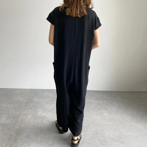 V-neck Jumpersuit Women summer 2025