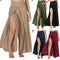 Women High Waisted Elastic Palazzo Pants.