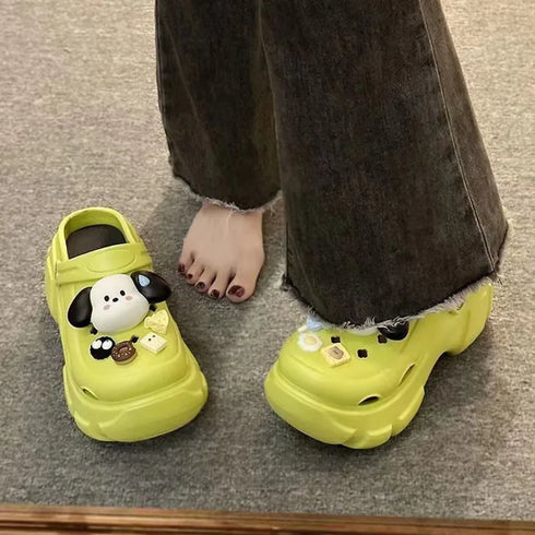 Women Sandals Cute Dog Summer 2025.