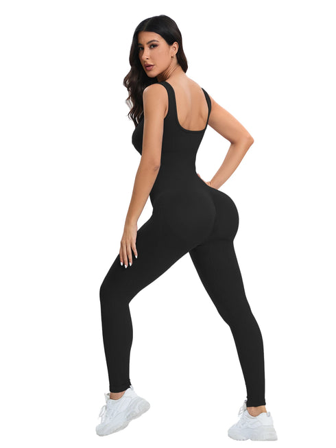 Sleeveless women jumpsuit.