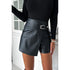 Women's Short Leather Trousers Summer Autumn 2025.