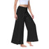 Women High Waisted Elastic Palazzo Pants.