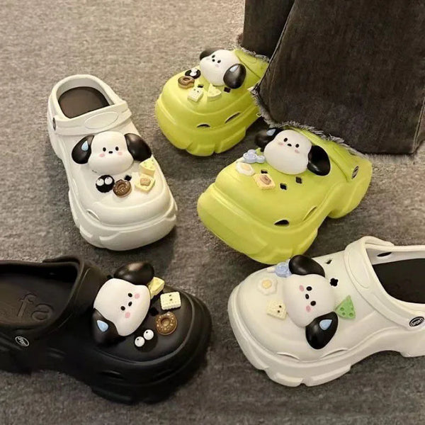 Women Sandals Cute Dog Summer 2025.