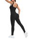 Sleeveless women jumpsuit.