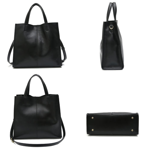 Women’s Leather Tote Shoulder Handbags for travel and more.
